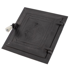 Usa soba Zilan, fara cenusar, fonta, negru, 270x255 mm, ZLN8891 - Img 2