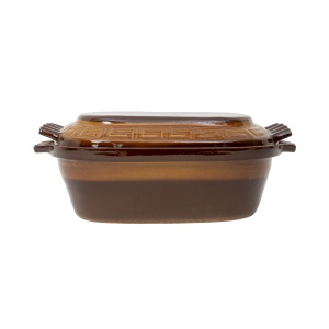 Vas roman glazurat Z-TOOLS, capacitate 6l, 41x27x16cm, lut, EXT10364