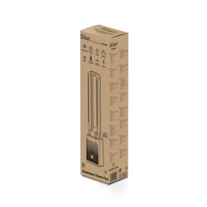 Ventilator turn Zilan, 12 trepte de viteza, putere 50W, timer 15h, oscilație orizontală 45 grade, LED, telecomandă, dimensiuni 98x20x16 cm, ZLN1085 - Img 2