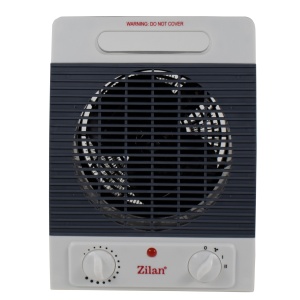 Aeroterma Zilan 2000W, 2 trepte de putere, termostat reglabil, protectie supraincalzire, 28x15x22 cm, ZLN8373 - Img 1