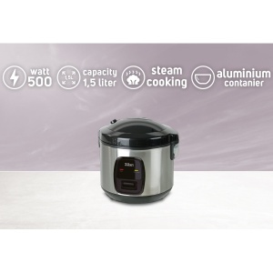 Aparat de gatit cu aburi Zilan, 1.5L, putere 500W, inox/negru, 21.2 cm diametru, 11 cm inaltime, ZLN2793 - Img 5
