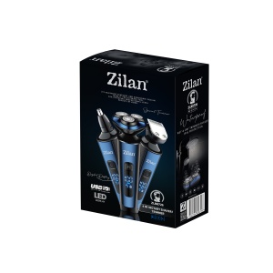 Aparat de tuns si ras electric Zilan IPX6, reincarcabil, 3 capete, LED, 21x13x7 cm, 1.5kg, ZLN8726 - Img 2