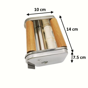 Aparat pentru ravioli Zilan, otel, 2 role din lemn, accesorii pentru taiere, 30x20x10 cm, ZLN9488 - Img 3