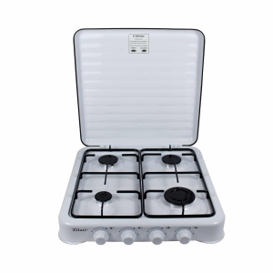 Aragaz Zilan 4 arzatoare, alimentare butelie, 6400W, metal emailat, 55x50x11 cm, ZLN7079_2 - Img 1
