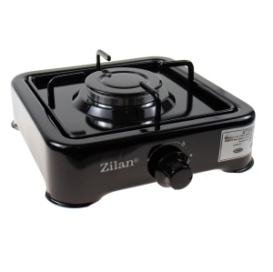 Aragaz Zilan cu 1 arzator, alimentare la butelie, 1600W, compact, metal emailat, 26x26x10 cm, ZLN0018_2 - Img 1
