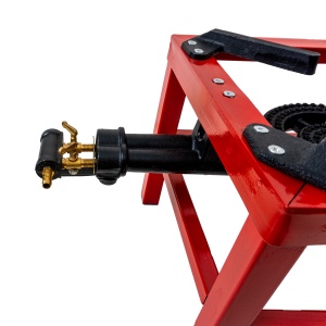 Arzator gaz Zilan cu 2 arzatoare, alimentare la butelie, 8W, portabil, fonta si otel, 33x33x30cm, ZTS5526 - Img 3