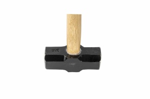 Baros Z-tools, 6kg, otel carbon, maner lemn, lungime 95 cm, latime 65 mm, lama 19 cm, vopsit negru, 1281 - Img 3