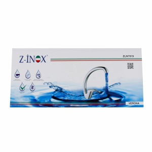 Baterie bucatarie Zilan, inox, pipa lunga mobila lebada, monocomanda, cartus ceramic 40mm, 2 racorduri flexibile, ZLN7819 - Img 3