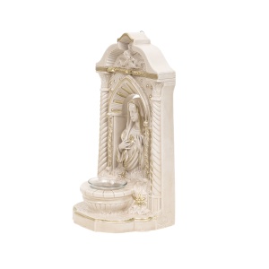 Candela mare din ipsos Zilan, model Maica Domnului, 16.5x12x30 cm, greutate 1.2kg, EXT9925_1 - Img 2