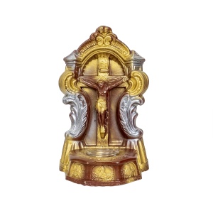 Candela Zilan, lucrata manual, inaltime 29 cm, lungime 16 cm, latime 12 cm, EXT9920 - Img 1