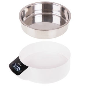 Cantar digital Zilan, 5 Kg, display LCD, plastic, inox, 900 ml, alb, 1x1x2 cm, ZLN2977 - Img 3