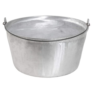 Ceaun aluminiu alimentar Zilan, capacitate 50L, fund drept, 50x50x40 cm, EXT8033_2