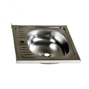 Chiuveta inox Zilan fara picurator, 50x40 cm, 1 cuva, anticoroziv, lucios, ZLN0148