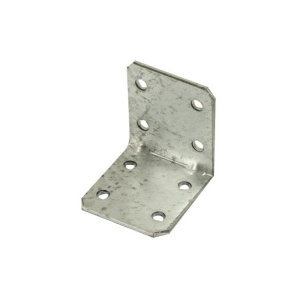 Coltar din otel Zilan, 40x40x2 mm, tabla de otel zincata, imbinare constructii lemn, cod 4548