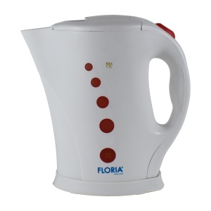 Fierbator electric Floria, 1L, 1650W, plastic negru, On-Off automat/manual, indicator nivel apa, ZLN8489 - Img 1
