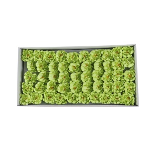Flori de nuferi sapun love, 50 buc/set, verde deschis, 7 cm, CD4083-Verde - Img 1