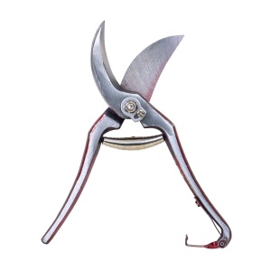 Foarfeca profesionala Zilan pentru vita de vie, 9", 225mm, otel carbon, lame curbate, mecanism de blocare, gri, 22.5 cm x 5 cm, 4705 - Img 2