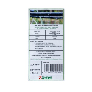 Furtun Zilan pentru irigatii prin picurare, diametru 16 mm, lungime 100 m, PVC, negru, 54x54x20 cm, ZLN4519 - Img 3