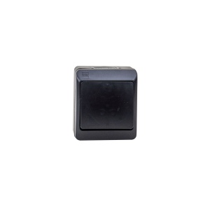 Intrerupator cap scara Zilan, negru, 10A, 250V, IP44, 65x75x50 mm, ELPL-0331-09