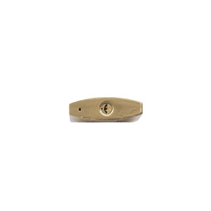 Lacat auriu Zilan 75mm, 5x4x3 cm, 1kg, 3 chei, ZTS5436 - Img 2