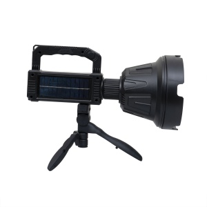 Lanterna solara Zilan, 6 moduri iluminare, functie de baterie externa, 3 lentile de rezerva, 30cm lungime, 15cm diametru, ZTS8203