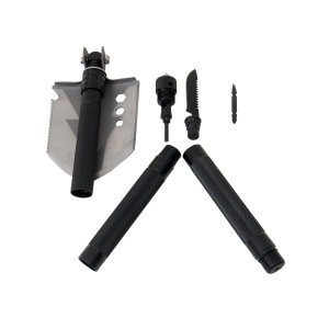 Lopata telescopica multifunctionala Zilan pentru camping/gradina, lungime 74cm, latime 12.5cm, greutate 3kg ZTS5690