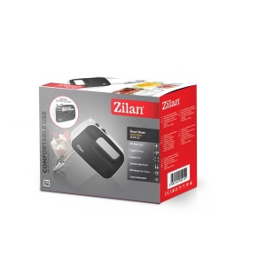 Mixer de mana Zilan, 300W, viteza variabila, 3 trepte, 6x18.5x23 cm, ZLN2151 - Img 8