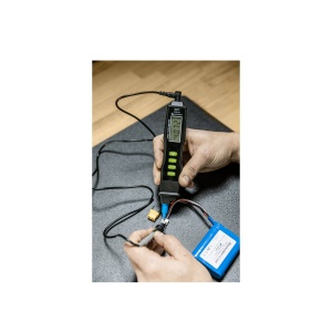 Multimetru digital Z-TOOLS, tehnologie SMART, masurare NCV, curent si tensiune TRUE RMS, masurare tensiune 600V, rezistenta 40MΩ, capacitate 4mF, frecventa 4mHz, ecran LCD iluminat, dimensiuni 24x8x3.5 cm, greutate 1kg, HT1E615 - Img 2