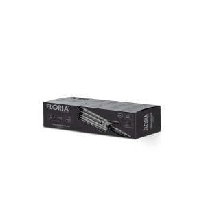 Ondulator de par ceramic Floria, 3 cilindri 25mm, putere 98W, temperatura maxima 200°C, 11x10x35 cm, ZLN9419 - Img 2