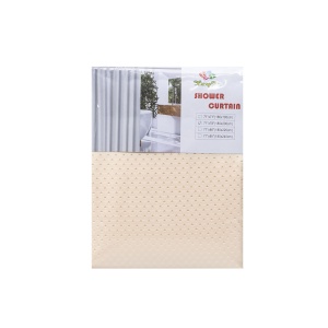 Perdea dus Zilan din poliester, 180x200 cm, panzata, somon, 12 carlige, CC9833