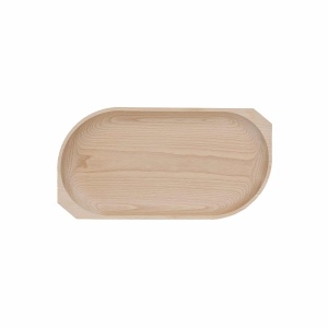 Platou din lemn natural de fag Zilan, pentru servire fripturi si aperitive, atmosfera rustica, dimensiuni nedefinite, cod EXT6174