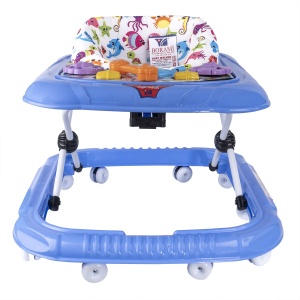 Premergator Zilan, scaun reglabil, 10 roti pivotante, 64x58x74 cm, greutate 3 kg, pentru 6 luni+, ZLN1077_8 - Img 1