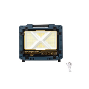 Proiector led solar Zilan, 200W, IP66, 26x22x8 cm, cod ZTS8966 - Img 3
