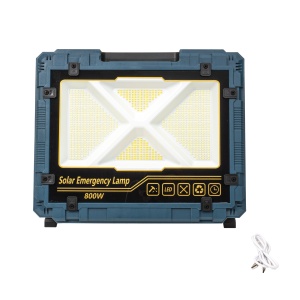 Proiector led Zilan cu incarcare solara si USB, 800W, IP66, 37x31x8 cm, ZTS8964 - Img 3