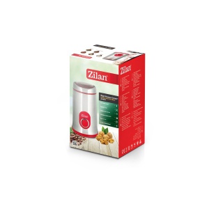 Rasnita electrica Zilan, 150W, inox, capacitate 50gr, 220-240V, 68dB, 1kg, ZLN8012 - Img 5