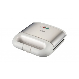 Sandwich maker Zilan, 800W, termostat automat, indicator luminos, alb, 24x24x10 cm, ZLN1689