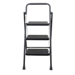 Scara metalica Z-TOOLS cu 3 trepte, pliabila, 105cm inaltime, 46cm lungime, 67cm latime, suport 150kg, ZTS8087