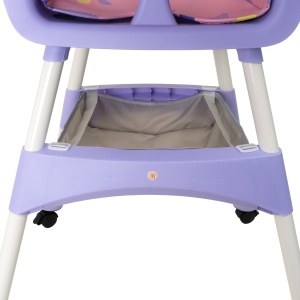 Scaun de masa pentru copii Zilan, inaltime 94cm, lungime scaun 29cm, latime scaun 31cm, max 50kg, 5-72luni, ZTS9143 - Img 4