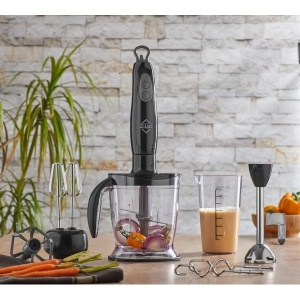Set blender Zilan cu cana si accesorii, putere 700W, 2 viteze, accesorii procesare 1L, 25x10x10 cm, ZLN5343 - Img 4