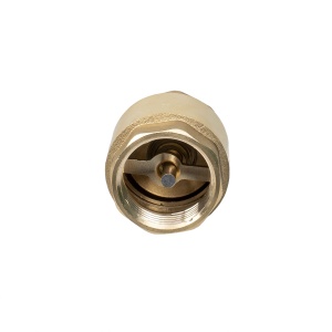 Supapa de sens Zilan, cu arc si element de inchidere, alama, 1", lungime 5.5cm, diametru 4cm, ZTS8323 - Img 2