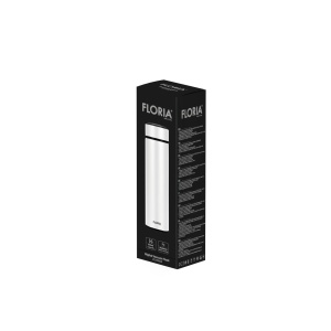 Termos Zilan digital din inox, 500ml, pereti dubli, mentine temperatura rece 24 ore, alb, 23x7x7 cm, ZLN0806 - Img 2