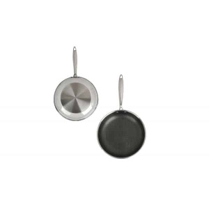 Tigaie Zilan inox, antiaderent, diametru 24 cm, capacitate 1.4l, compatibila cu inductie, ZLN9662 - Img 2