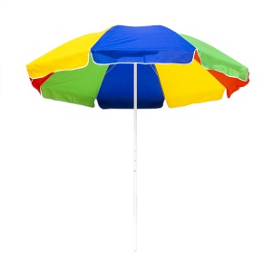 Umbrela de soare Zilan multicolora, 240 cm diametru, 220 cm inaltime, stalp 33 mm, poliester, ajustabila, pliabila, CC9845 - Img 4