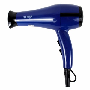 Uscator par Floria, 2000W, motor DC, 2 trepte viteza, 3 trepte temperatura, protectie supraincalzire, albastru, 220V, ZLN8983