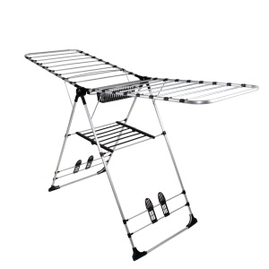 Uscator rufe pliabil Zilan, aluminiu, 108x63 cm, suprafata uscare 24m, 2.5 kg, ZLN0652 - Img 1