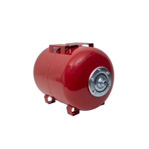 Vas de expansiune Z-TOOLS 50l, orizontal, otel, cilindric, rosu, 50cm x 30cm x 38cm, EXT7107 - Img 1