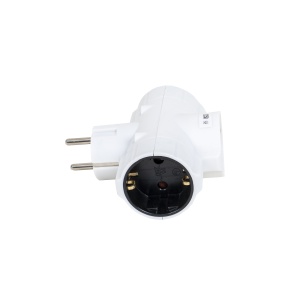 Adaptor 3 posturi Z-TOOLS, 3680W, 16A, 230V, dimensiuni 9x5x8 cm, SM-TRS-0103 - Img 3