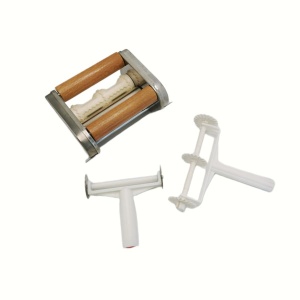 Aparat pentru ravioli Zilan, otel, 2 role din lemn, accesorii pentru taiere, 30x20x10 cm, ZLN9488 - Img 4