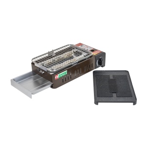 Aragaz camping Zilan, 1 arzator mare, alimentare cu butelie, 2.2Kw, gril si tava, 39x19x12 cm, ZTS5615 - Img 4