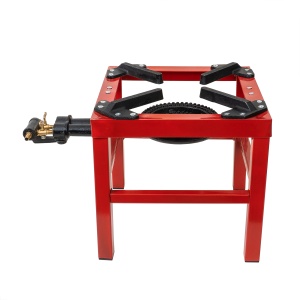 Arzator gaz Zilan cu 2 arzatoare, alimentare la butelie, 8W, portabil, fonta si otel, 33x33x30cm, ZTS5526 - Img 1